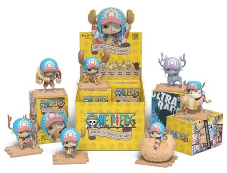 Mighty Jaxx Freeny's Hidden Dissectibles One Piece Series 3 (Chopper Edition) | Sealed Tray of 6 - Contains No Duplicates | Blind Box Collectible Figurines