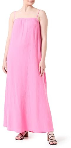 VERO MODA Vmnatali WVN GA SPE Robe Longue pour Femme, Rose Cosmos, XL