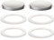 DITOSH 2 Pezzi di Filtro con 4 Pezzi di Guarnizione in Silicone per Caffettiera Espresso da 6 Tazze da Cucina Parti di Ricambio per Caffettiera Big Tummy e Moka Dritta in Acciaio Inox