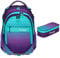 Elephant 2 Teile Set Rucksack Signature Hero Schulrucksack 12723 + Mäppchen Box (Violet Cube 12868)