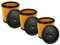 vhbw set da 3x filtro a pieghe piatte sostituisce Grizzly 91092030 per aspirapolvere - Cartuccia filtrante