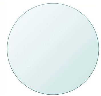 Tablero De Mesa De Cristal Templado, Tapas De Mesa De Vidrio De Bricolaje, Cristal Redondo, Mesa Redonda Comedor Transparente, Redondo Transparente, Superficie De Mesa Cristal Templado ( Size : 45CM(1