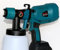 WingFly Cordless Paint Sprayer Compatible with Makita 18V Battery, HVLP Fence Paint Sprayer Gun with 3 Spray Patterns for Fencing Decking Wall Ceilings Home Furniture(No Battery)