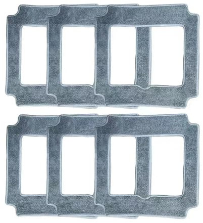 XBTNCYFE 6 Stück Wischtücher, Reinigungstücher, Dekontaminations-Reinigungstücher. Kompatibel Mit LIECTROUX YW509. Fensterreinigungsroboter