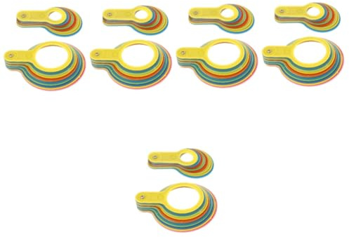 iplusmile 10 Set Calibratrice Di Frutta Attrezzo Strumento Per Misurare Il Cerchio Righello Del Cerchio Misurazione Del Del Frutto Cerchio Di Misura Di Misura Plastica