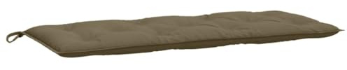 vidaXL Gartenbank-Auflage Melange Taupe 120x50x7 cm Stoff