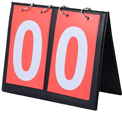 Yardwe Sportanzeigetafel Score Keeper 2 - Basketball-anzeigetafel-Flipper