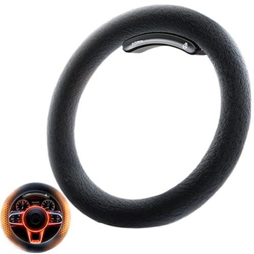 Wireless Steering Wheel Heater, 15 Inch Heated Steering Wheel Cover Wireless, Rechargeable Cordless Hand Heater for Car (O Shaped)