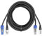 PD Connex CX11-10 PowerCon Cable 10m, Combi Cable for Power and 5-Pin DMX, XLR Female & PowerCON A to Male B, Daisy-Chaining DMX Lighting Fixture, Durable Professional Stage Use