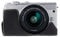 LZOQOWUJ MGJQJ TTWQQ 1/4 inch Thread PU Leather Camera Half Case Base for Canon EOS M100(Black)