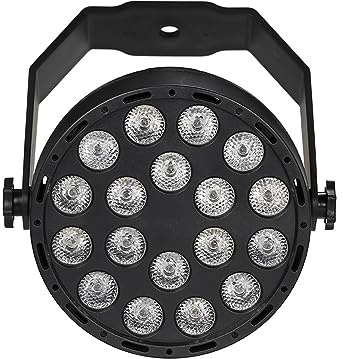 NGBFF Lumière disco, 18 Effets D'éclairage UV LED Fête Professionnelle De La Machine De Projecteur Disco DJ Avec Télécommande Sans Fil pour fête, bar, club, mariage, Halloween, Noël