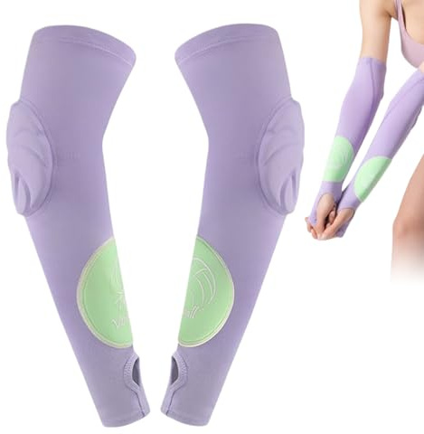 Générique Manchons de Volleyball | 2 Pièces Manchons d'-Bras pour Passe - Protection Coude avec Trou Pouce pour Sports Entraînement Matchs