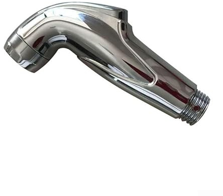 ABS Hand-WC-Bidet-Sprüher mit Duschkopf und Wasserdüse, silberner Kunststoff, G1/2-Gewinde, Badezimmer-Aufsatz für den privaten oder gewerblichen Gebrauch, starker Sprühbereich mit großer Reichweite