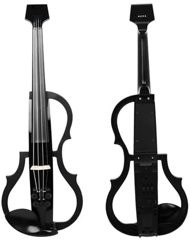 Violine Musikinstrumente Professionelle 4/4 E Geige Aus Kohlefaser Mit Schulterstützen Kopfhörern Und Übungsfunktion