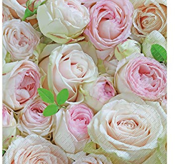 STEWO INTERNATI Serviette 33x33cm FSCMix 20 St. Lova rosa hell
