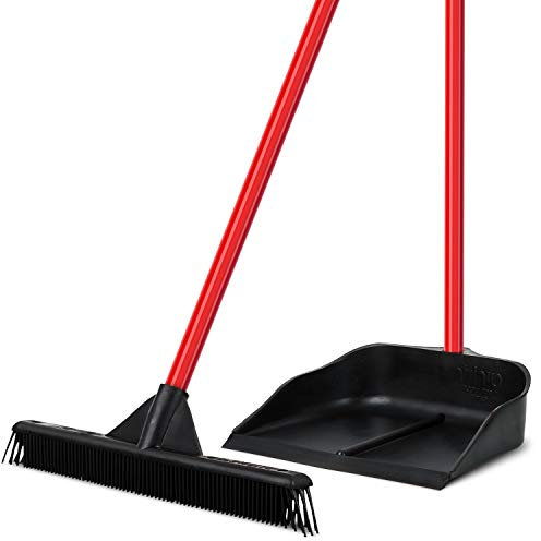 Tyroler Bright Tools Recogedor y Escoba Set Hecho de Caucho 100% Natural