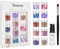 Sinoeem 10 Face Glitter Cosmetic Reflective Chunky Cosmetic Glitter for Face Body and Hair(Includes Long Lasting Fix Gel and brush) Festival and Party Beauty Makeup (10 Color)