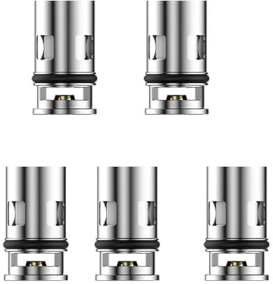 Voopoo Pnp PnP VM6 0.15ohm E-Cigarrillo Cabeza de bobina para Drag X/Drag S Pod Vape Kit (5 Pcs), Sin sabor, Metálico