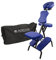 Mobiclinic®, Massagestuhl, Klappbar, Verstellbar, Inklusive Tragetasche, Unterstützt bis zu 250kg, Vielseitig einsetzbar, Tattoo, Physiotherapie, Oder ästhetik, Mit kopfstütze, Tragbar, Blau