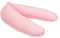 pic Bear Premium Stillkissen - hochwertiges Schwangerschaftskissen - anschmiegsames Lagerungskissen aus Baumwolle - schadstofffreies Seitenschläferkissen - 194 cm Premium - Spots Flamingo - Rose