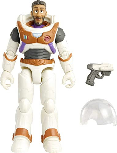Mattel Disney und Pixar Lightyear Space Ranger Alpha Mo Morrison Actionfigur, 14 Gelenkpunkte & Zubehör, 12,7 cm Maßstab