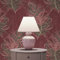 WTD 3326 Boho Chic Papier peint intissé Motif plumes Rouge