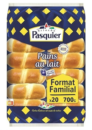 PAINS AU LAIT 700 G, BRIOCHE PASQUIER, LOT DE 4