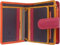 Visconti RB40 Damen Geldbörse und Geldbörse, weiches Leder, mehrfarbig, Orange multi, Mehrfarbiges, kleines, weiches Leder