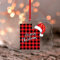Weihnachtsschmuck 2022 Utah Acryl Xmas Ornament State Shaped USA Santa Hat Weihnachtskugel Amerika 50 Staaten USA Souvenir Geschenk Sammlerstück Geschenk Baumschmuck Strumpf Namensschild Transparent