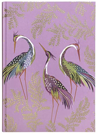 Portico Designs Ltd Sara Miller Haveli Garden A5 Fabric Journal with Gold Gilt Page Edges and Gold Foil Detail