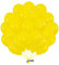 Gelbe luftballons 50 stück. Gelbe luftballons aus natürlichem Latex. Lufballons mit einem Durchmesser von 28 cm. Ideal zur Dekoration von Geburtstags-, Hochzeits- und baby shower.
