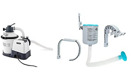 Intex Krystal Clear Sand Filter Pump - SX925, Multi & Surface Skimmer - Deluxe Wall Mount Surface Skimmer - Suspension Skimmer