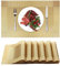 fanquare Platzsets 45x30 cm, Abwaschbare PVC Tischsets für Esstisch, Gewebte Vinyl Tischmatten Hitzebeständig, Abwischbar, 6er Set(Gold)