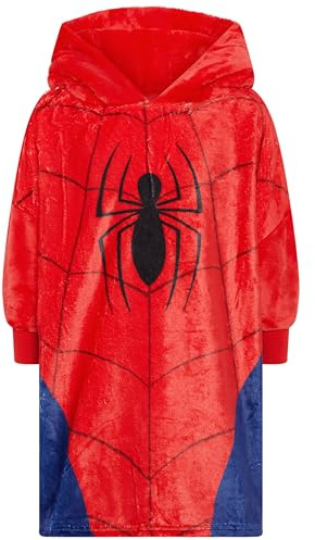 Marvel Spiderman Deluxe Oodie Übergroße Kapuzenpullover - Hoodie für Jungen