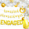 JeVenis Marriages Balloon She Said Yes Deko Verlobungsfeier Deko Verlobung She Said Yes Deko She Said Yes Deko Engaged Deko Engagement Deko Bride To Be Deko Gold
