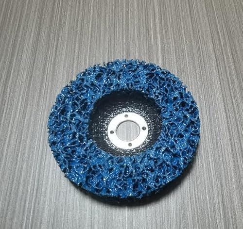Durable Carbide Polyester Angle Grinder Discs, 115mm Paint Remover - Clean Rust, Welds, Oxidation (Blue)