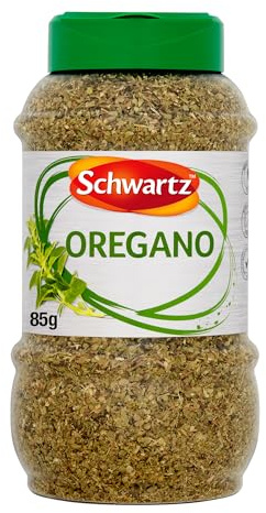 Schwartz Dried Oregano, 85g– Aromatic Herb with Sweet, Peppery Flavour and Citrus Notes, Ideal for Italian, Greek, Mexican, and Caribbean Recipes in Restaurants, Catering, and Home Cooking