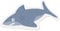 KYEQATY Hai Teppich niedliche Badematte 40 * 60 cm weich absorbierende Haifisch Bad Matte Nicht Slip lustiger Badegenahm Waschbar Dusche Teppich für Badezimmer Küche Schlafzimmer
