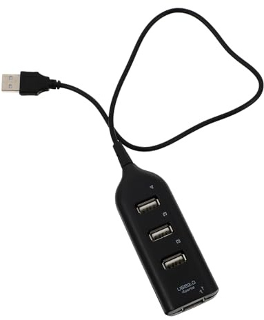 FUNNETOYU Hub USB Portable Ports Multiprise USB Expansion Adaptateur Compatible PC Ordinateur Portable Bureau