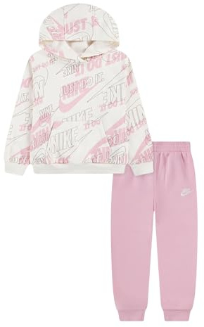Nike Tuta da Bambina con Cappuccio Weight Light Rosa