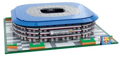 Camp NOU FC Barcelona 17 × 17 × 4 cm, offizielles BAU-Set für Kinder mit 2236 Teilen, inkl. Aufklebern, ideal für Kinder ab 7 Jahren – Neko Brands
