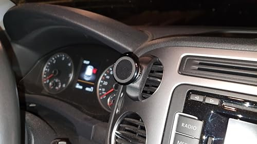 Generisch RS-Mount, fahrzeugspezifischer Handyhalter passend für VW Tiguan 5N Baujahr 2007-2018, VW Golf Plus Baujahr 2004-2014, Made in Germany