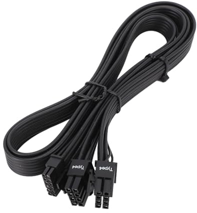 YUEHISY Cable de Alimentación PCIe 5.0 12VHPWR 16Pin (12+4), Cable de Extensión GPU de 600W con Peine Ajustable, Apto para la Serie RTX3090TI 40
