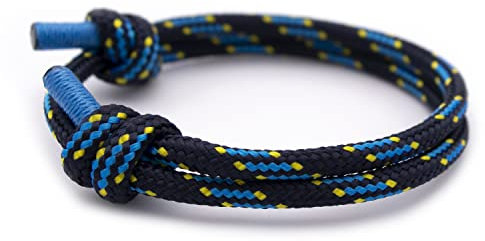 Wind Passion - Rope & Adjustable Bracelet for Men & Women - Sailors Knot Ripcord - Nautical Waterproof Paracord Bracelet