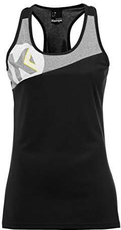 Kempa Herren Singlet Core 2.0, schwarz/Dark grau Melange, XXL, 200310401