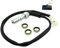 STONEDER Hydraulischer Bremslichtschalter, männlicher Stecker, Doppelentlüftungs-Banjo-Bolzen, 10 x 1,25 mm