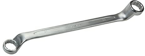 DEMA Doppel-Ringschlüssel tief gekröpft 75° 21x23 mm