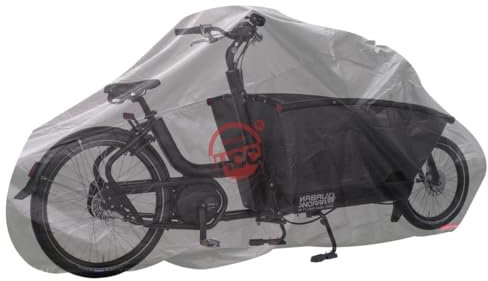 CUHOC Lastenrad Abdeckung Wasserdicht – Abdeckplane für Urban Arrow, Babboe, Carqon & Weitere Cargobikes – UV-Schutz, Winddicht, Wetterfest – Robuste Fahrradgarage für Lastenräder