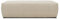 DOMO. collection Polsterhocker Brandon, Sitzhocker, Fußhocker, Hocker 150 x 60 x 40 cm, beige