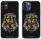 Schutzhülle für iPhone 12 - iPhone 12 Pro, offizielles Harry Potter Hogwarts Floral zum Schutz Ihres Handys, flexibles Silikon, offizielles Lizenzprodukt von Harry Potter.